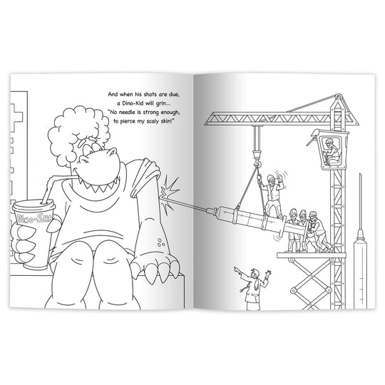 I Want to Be a Dino-Kid (Coloring Book Edition)