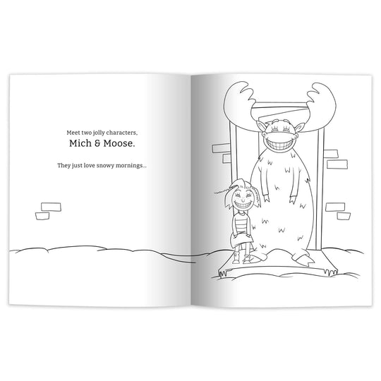 Mich & Moose: Sticky Business (Coloring Book Edition)