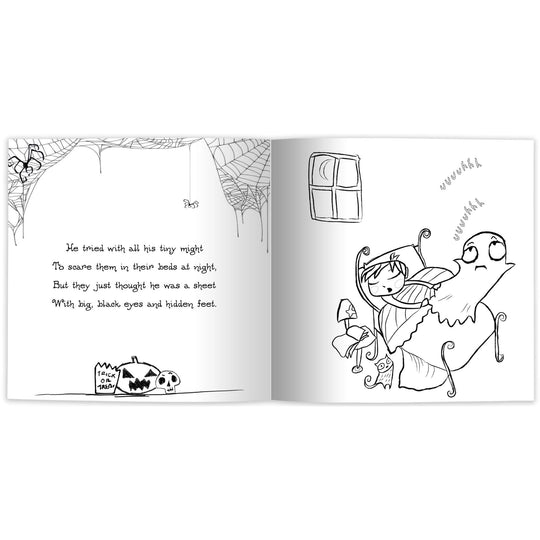 The Super Tiny Ghost (Coloring Book Edition)