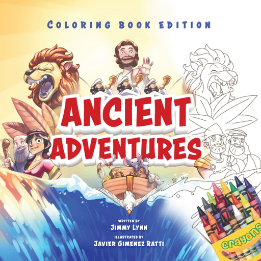Ancient Adventures: 20 Epic Stories from the Bible (Coloring Book Edition)