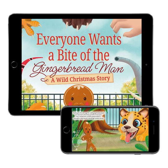 Everyone Wants a Bite of the Gingerbread Man: A Wild Christmas Story (Digital eBook)