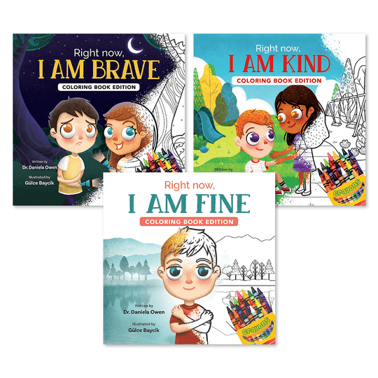 Right Now: Complete Series (3 Books) - Coloring Book Edition