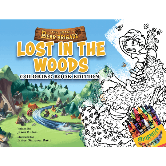 The Great Bear Brigade: Lost In The Woods (Coloring Book Edition)