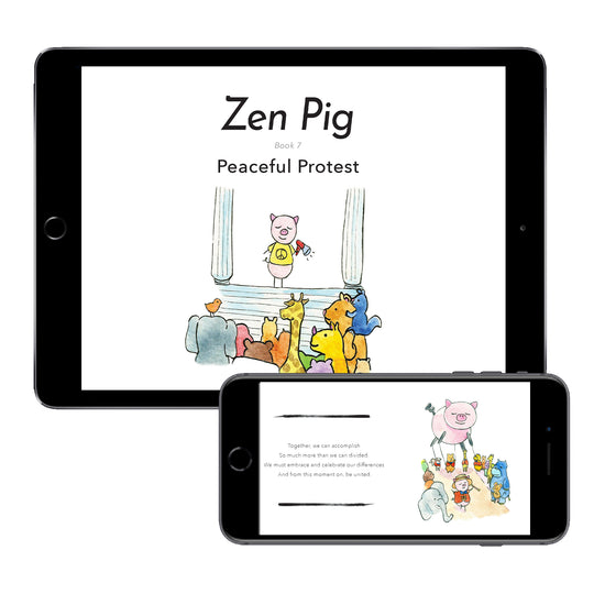 Zen Pig: Peaceful Protest (Digital eBook)