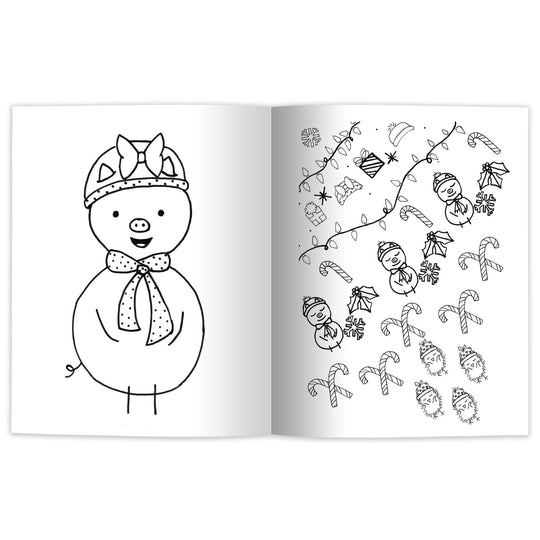 Zen Pig and Friends: Holiday Coloring and Activity Book