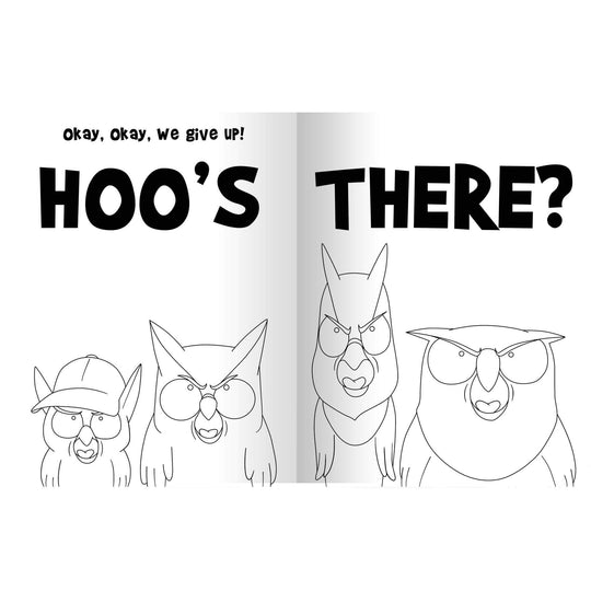 Hoo's There? (Coloring Book Edition)
