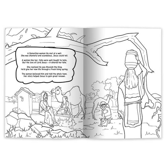 The Life of Jesus: Bible Rhymes for Young Minds, Coloring Book Edition