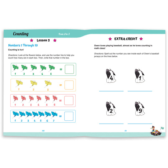 From A to Z: Count with Me, Jumbo Math Workbook