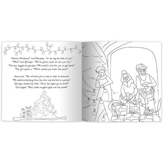 The Super Tiny Ghost: A Merry Christmas Surprise (Coloring Book Edition)